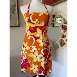 *Good Vibes Hawaiian Print Sundress Size M